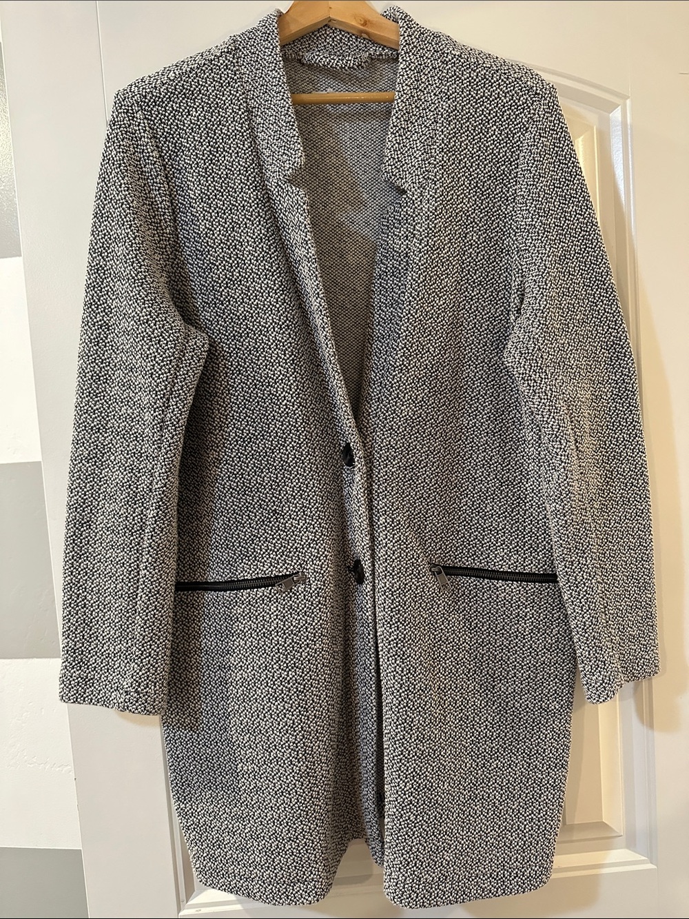 Knit Blazer Coat